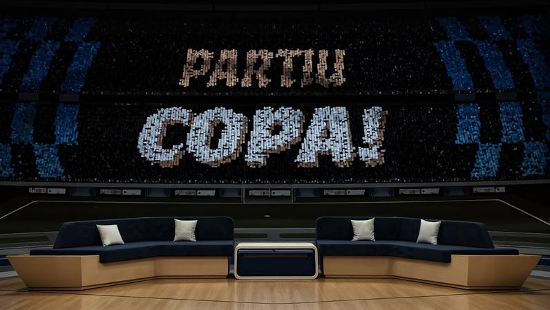 'Partiu Copa': maior estúdio de produção virtual da América Latina será local do programa do sportv
