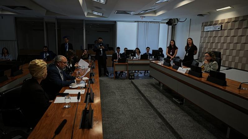 Bancada: autora do PL 2.379/2023, deputada Dandara (PT-MG); relator do PL 2.379/2023, senador Paulo Paim (PT-RS); senadora Professora Dorinha Seabra (União-TO).