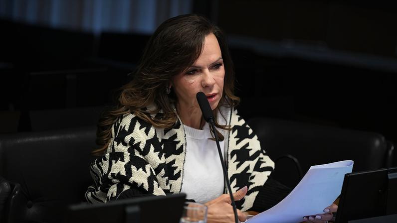 Em pronunciamento, à bancada, relatora do PL 4.403/2024, senadora Professora Dorinha Seabra (União-TO).