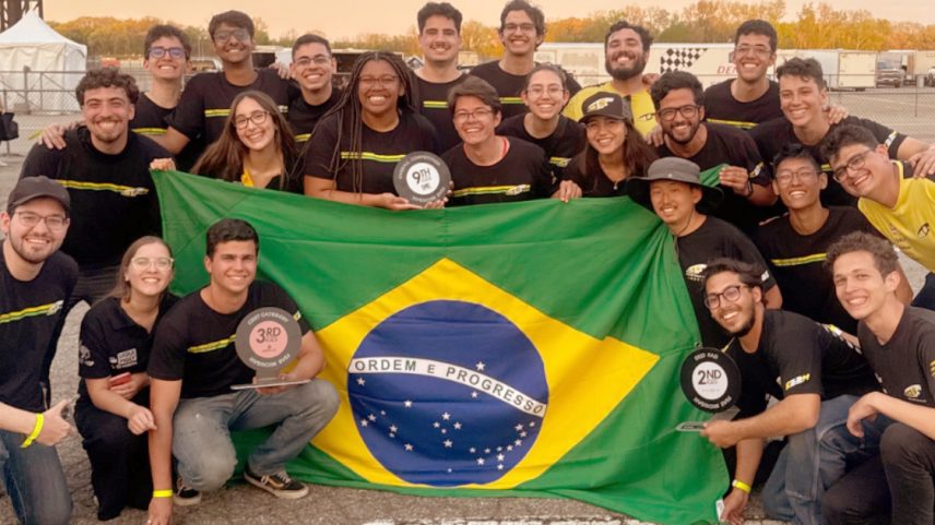 Equipe de Fórmula SAE da Escola de Engenharia de São Carlos – Foto: Divulgação/EESC USP