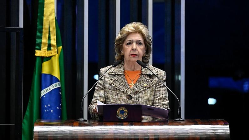 Em discurso, à tribuna, senadora Ivete da Silveira (MDB-SC).