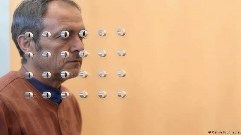 Mahmoud M. durante seu julgamento em Düsseldorf