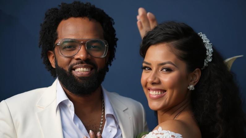 Vestido de noiva princesa com decote coração, muita renda e buquê de orquídeas: noiva de Xande de Pilares, Thay Pereira aposta no romantismo em look de casamento para união com o cantor; fotos.