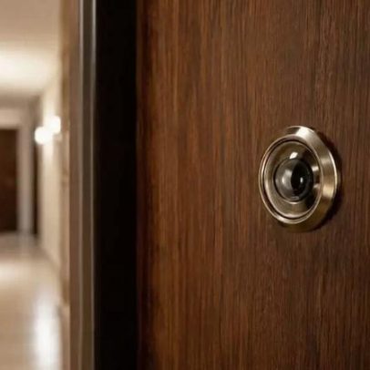 Olho mágico digital: modelos discretos para monitorar a porta sem abrir