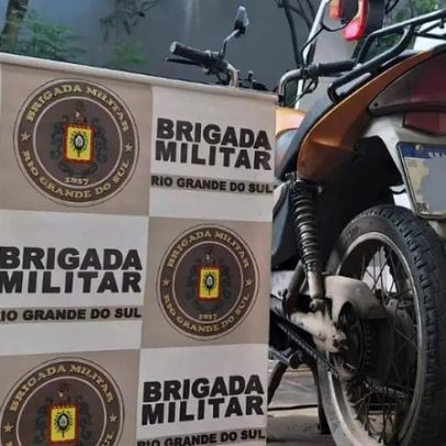 Brigada Militar recupera moto roubada e apreende menor em Porto Alegre
