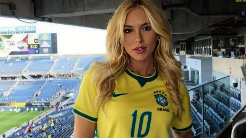 Virginia Fonseca estreia no Domingão com Huck como correspondente especial da Copa do Mundo nos EUA