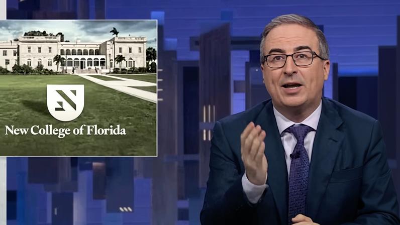John Oliver: ‘Spoiler: it’s not going great.’ Photograph: HBO