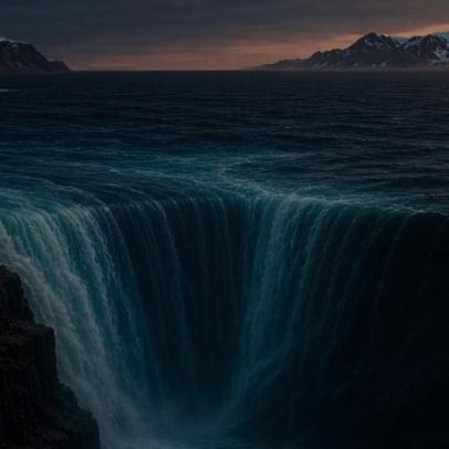 Maior cachoeira do mundo fica no fundo do oceano, não em terra firme