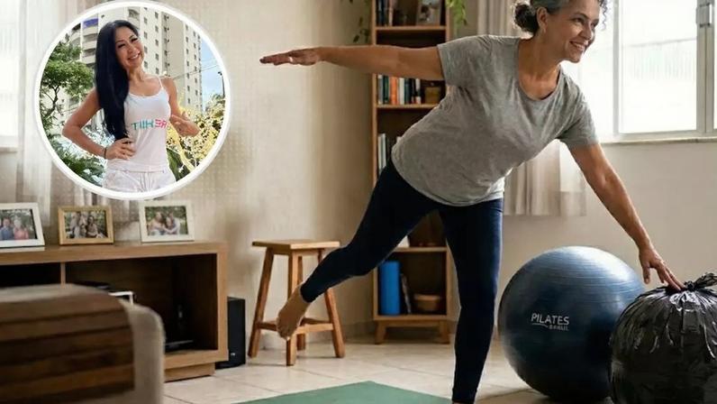 O equilíbrio e a postura podem ser treinados com algo que você já tem em casa