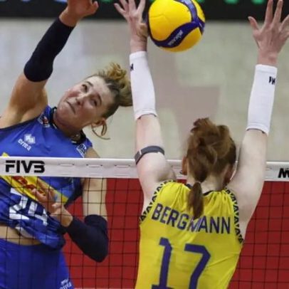 Brasil vence Itália na VNL e rompe invencibilidade de 39 jogos