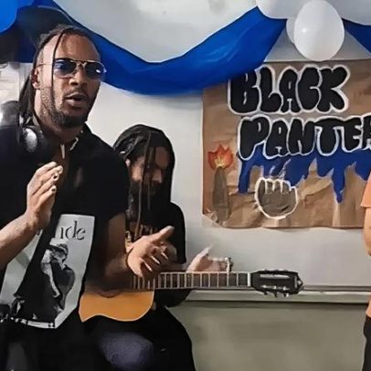 Black Pantera visita estudantes que pesquisaram sobre a banda