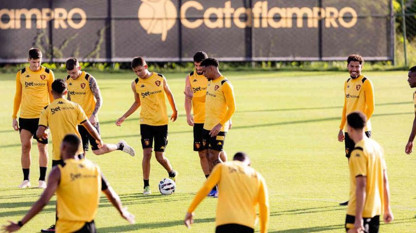 Treino do Sport Recife no CT do Clube, nesta última terça-feira (09) –