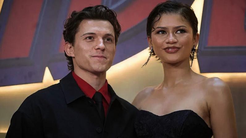 Zendaya e Tom Holland trocaram momentos de carinho durante evento de divulgação do filme 'Homem-Aranha: Um Novo Dia'