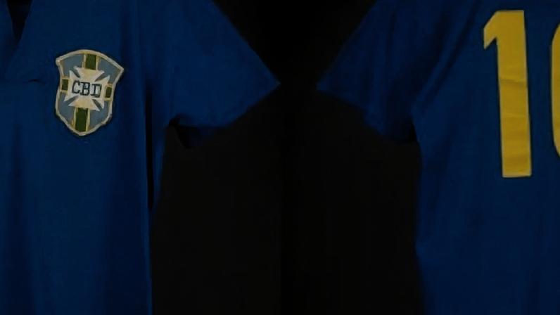 Camisa usada por Pelé em 1958