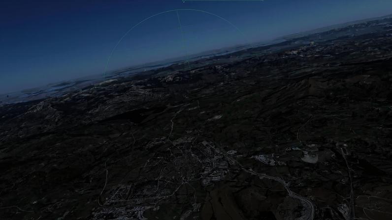 Simulador de voo do Google Earth