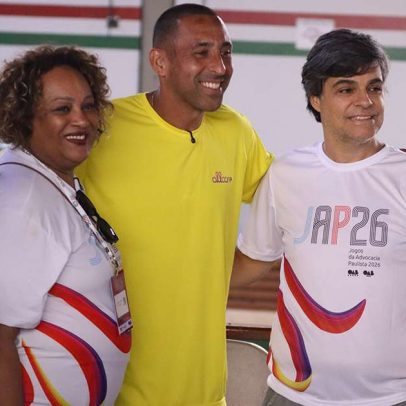 Serginho Escadinha é presença nas finais de vôlei da Olimpíada da Advocacia