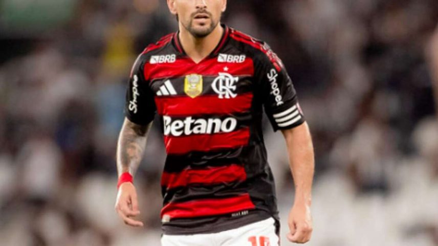 Arrascaeta pelo Flamengo (Foto: Adriano Fontes/CRF)