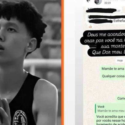 Mãe reza pelo filho após acidente que matou sete atletas no Ceará