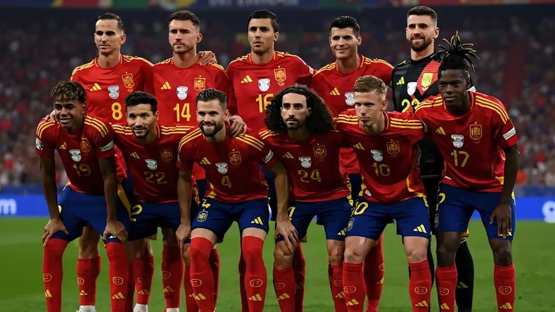 Seleção da Espanha.