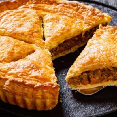Torta de carne moída fit é opção prática para alimentação saudável