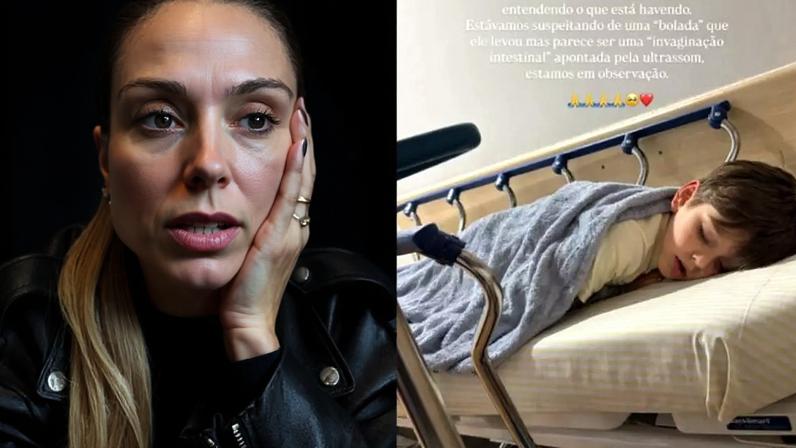 Flávia Viana relata emergência médica que fez o filho ficar quatro horas em observação no hospital