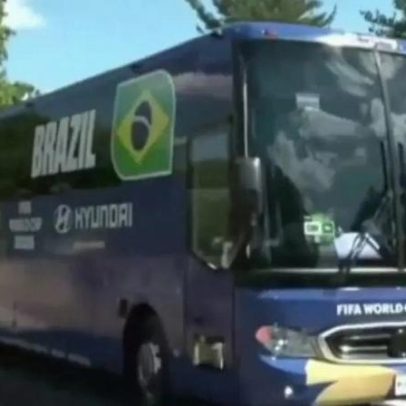 Brasil chega ao MetLife para estreia na Copa do Mundo com Neymar na delegação