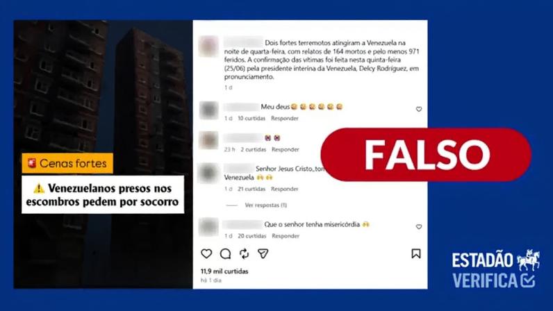 Vídeo foi gerado com inteligência artificial