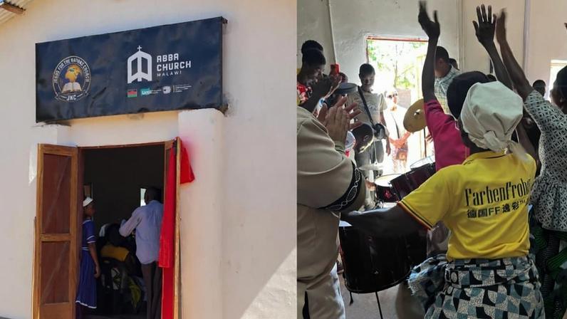 Congregação na África ganha templo após 6 anos de culto sob árvore