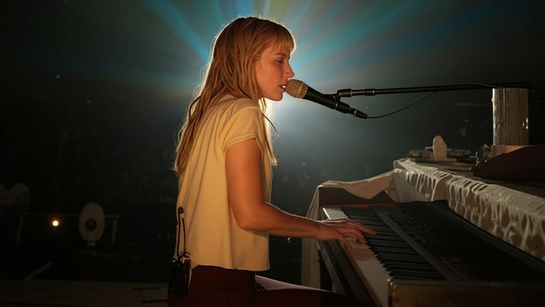 Hayley Williams performing at the Roundhouse.