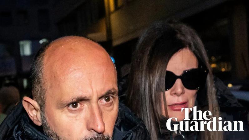 Jacques and Jessica Moretti arriving for questioning in Sion in January.