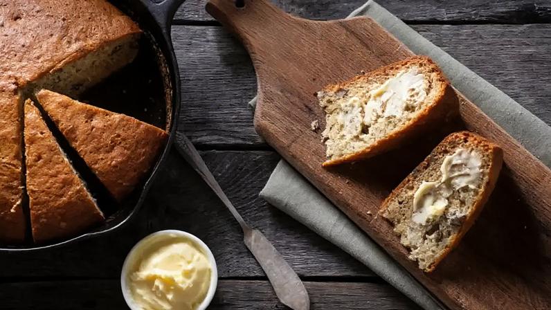 Pão de aveia de frigideira: café da manhã rápido e saudável