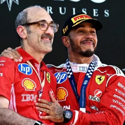 Quem é o "Bono italiano" que ajudou Hamilton a vencer pela Ferrari