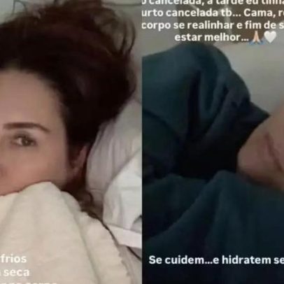 Fernanda Paes Leme é hospitalizada após mal-estar e cancela agenda