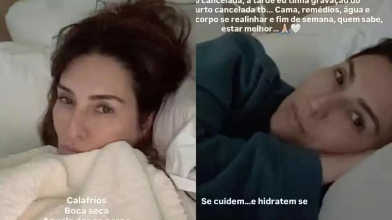 Fernanda Paes Leme sofre mal
