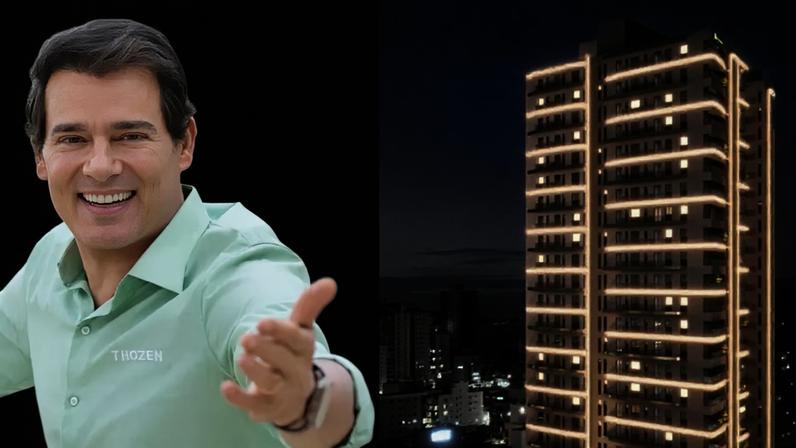Celso Portiolli investe milhões em apartamento de luxo elevado em SC, com robô.