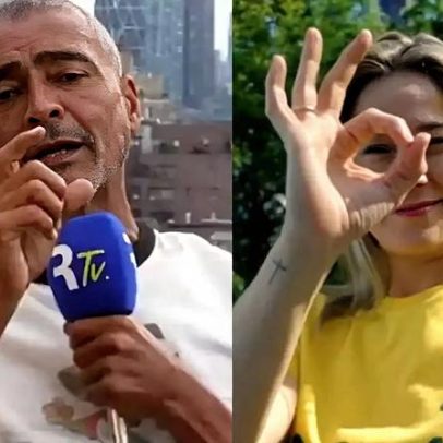 Romário minimiza resposta a Fernanda Gentil na Cazé TV; web reage com críticas
