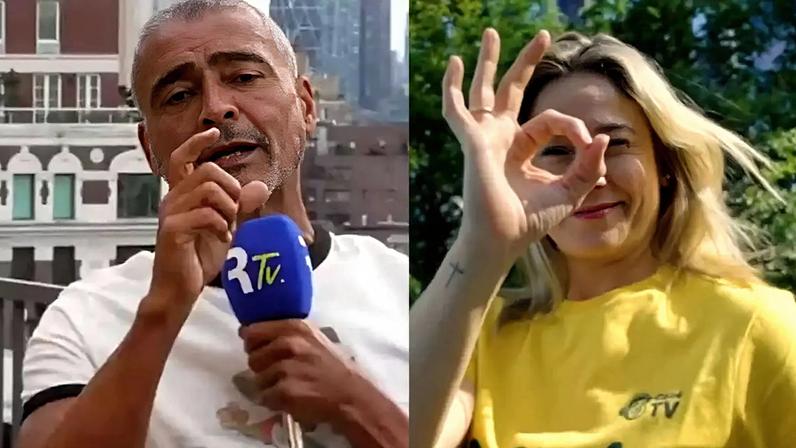 Romário falou sobre a suposta resposta atravessada que deu a Fernanda Gentil após o primeiro jogo do Brasil na Copa do Mundo 2026.