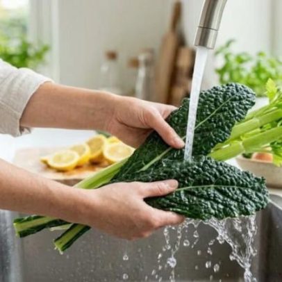 Suco verde detox funciona melhor sem coar, preservando fibras intestinais
