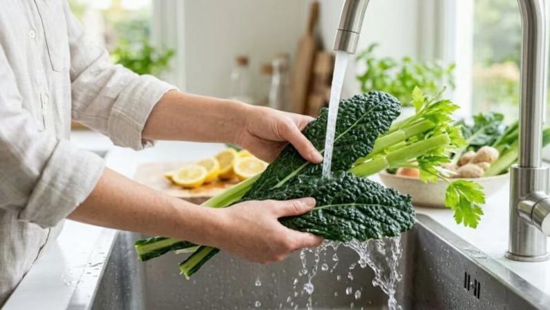 Suco verde detox funciona melhor sem coar, preservando fibras intestinais
