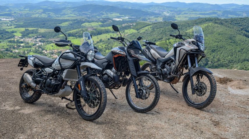 Royal Enfield Himalayan 450 vence Honda Sahara 300 e Yamaha Lander 250 em comparativo