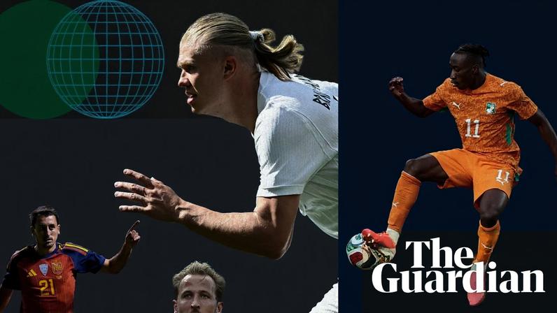 Composite of Norway's Erling Haaland, Ivory Coast's Yan Diomande, Harry Kane of England and Spain's Mikel Oyarzabal.