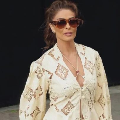 Juliana Paes aposta em boho chic em Paris com blusa de bordado inglês