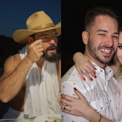 Namorado de Sandy revela romance e recebe provocação de Junior Lima