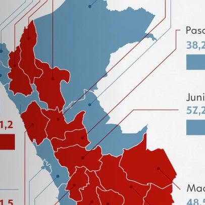 Eleições no Peru: Sánchez e Keiko disputam voto a voto com mapa de apuração