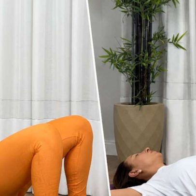 Rotina de Pilates com três exercícios fortalece as costas após os 50 anos