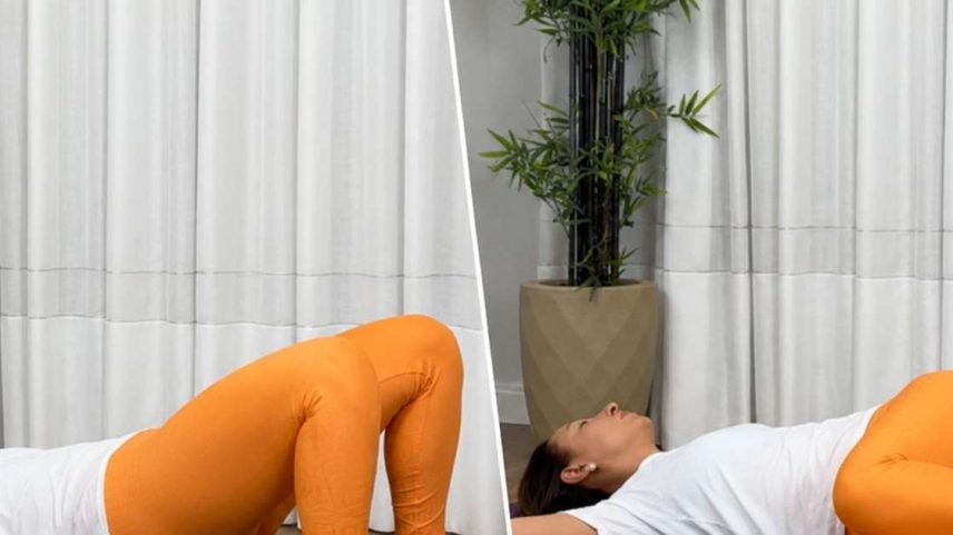 A rotina de Pilates com três exercícios que fortalece as costas e reduz as dores após os 50 anos.