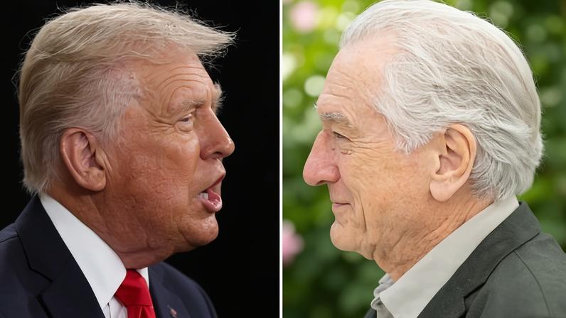 Robert De Niro lidera ato público contra Trump