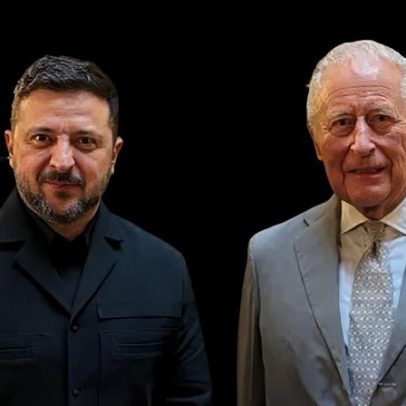 Zelensky agradece apoio firme do Reino Unido após encontro com o Rei