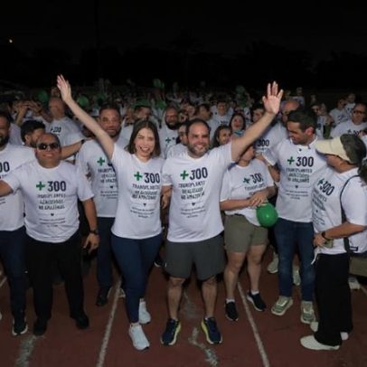 Hospital realiza caminhada para comemorar 300 transplantes renais