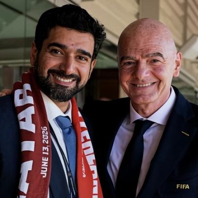 Infantino usa jato particular para tentar ver dois jogos da Copa por dia